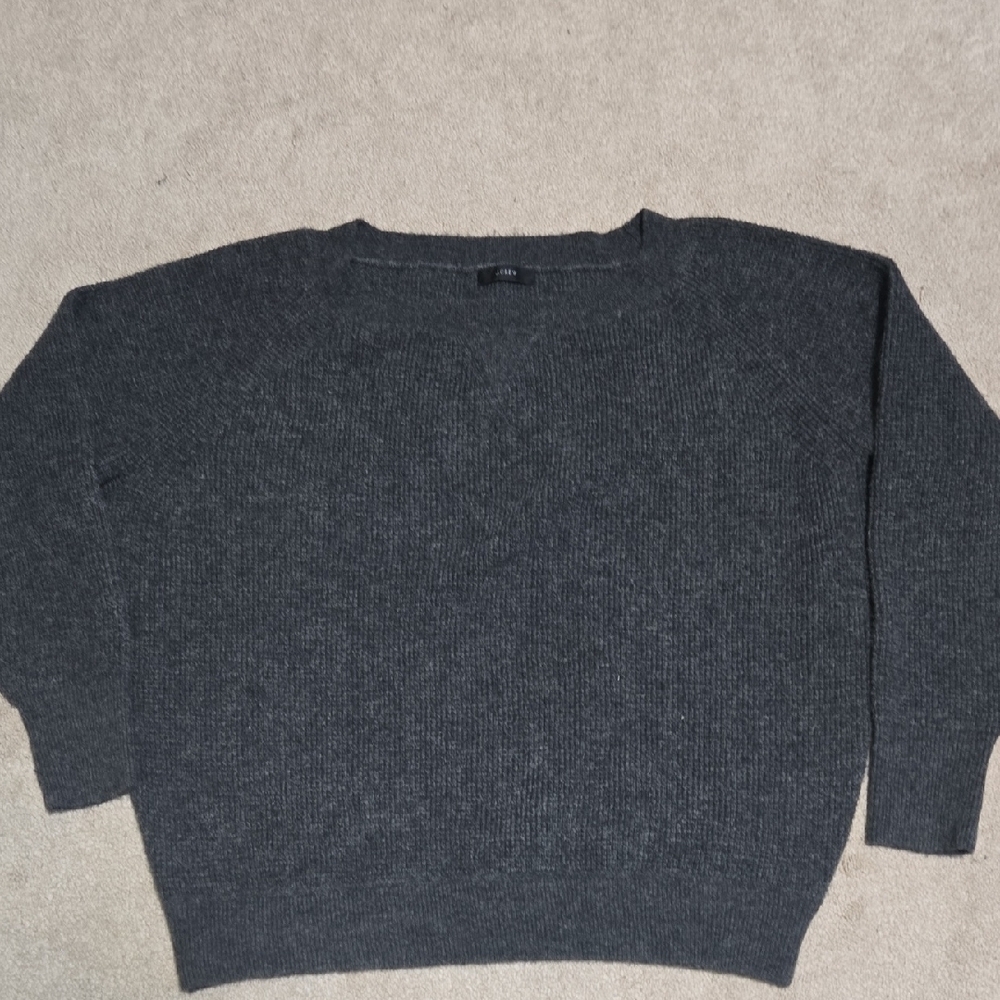 J. Crew Charcoal Crewneck Sweater